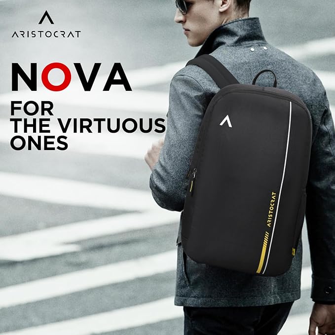 Aristocrat 25L Nova Laptop Backpack – Black